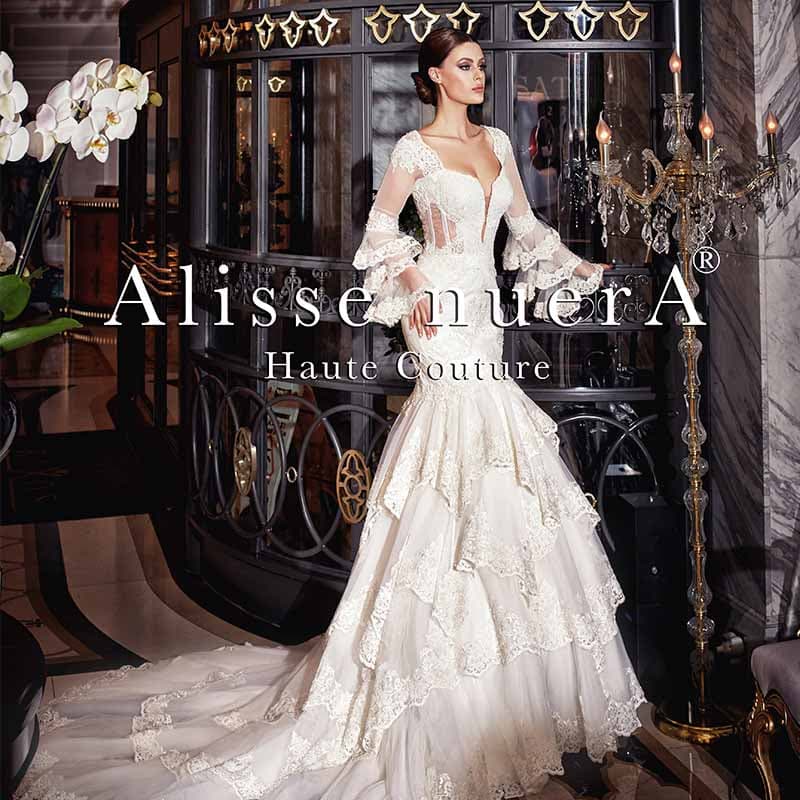 Marka olma yolculuğuna 1981 yılında çıkan, Alisse nuerA Haute Couture gelin adaylarının hayallerindeki gelinliği, profesyonel tasarım ekibi ile birlikte, vücut tiplerine uygun olarak, kaliteli kumaşlarla ve özenli işçilikle hazırlamaktadır.